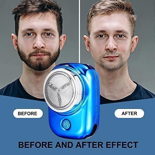 Men’s Electric Mini Shaver – Rechargeable USB Portable Razor