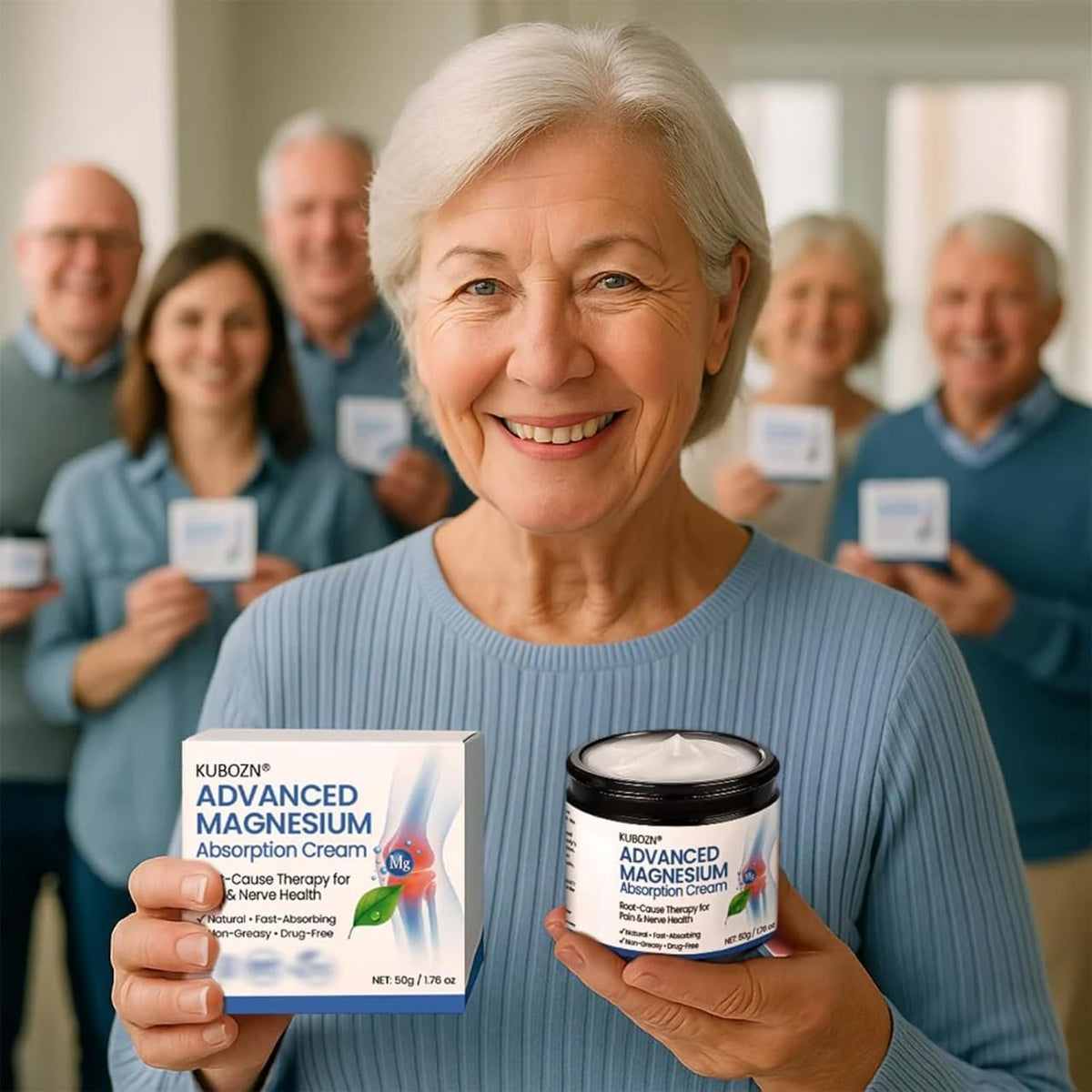 Advanced Magnesium Absorption Cream – Pack of 2 | 50g Each | Fast-Absorbing Non-Greasy Formula
